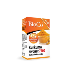  BioCo Kurkuma kivonat 7500 tömjénfa kivonattal 60 db vitamin és táplálékkiegészítő