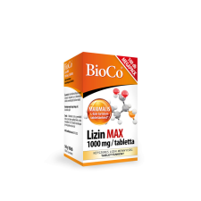  BioCo Lizin MAX 1000mg 100 tabletta vitamin és táplálékkiegészítő
