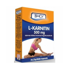 BioCo Magyarország BioCo L-karnitin 500mg szerves krómmal 60 db vitamin és táplálékkiegészítő