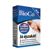 BioCo Magyarország Kft. BioCo Jó éjszakát! tabletta 60x vitamin és táplálékkiegészítő