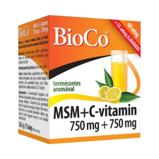 BioCo Magyarország Kft. BioCo MSM+C vitamin 750mg+750mg italpor 75adag vitamin és táplálékkiegészítő