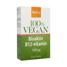 BioCo Magyarország Kft. BioCo Vegan B12 1000 mcg tabletta bioaktív 90x vitamin és táplálékkiegészítő