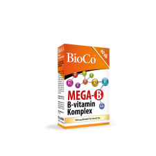 BioCo Mega-B B-vitamin komplex 60db filmtabletta vitamin és táplálékkiegészítő