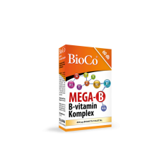  BioCo Mega-B B-vitamin komplex filmtabletta 60 db vitamin és táplálékkiegészítő