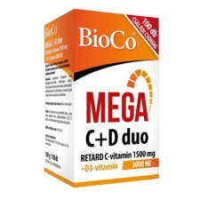 BioCo mega C+D retard duo pack tabletta 100db vitamin és táplálékkiegészítő