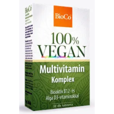BioCo Multivitamin Komplex Bioaktív B12- és Alga D3-vitaminokkal VEGÁN - BioCo vitamin és táplálékkiegészítő