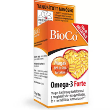  BioCo Omega-3 Forte Megapack 100 db Lágyzselatin Kapszula vitamin és táplálékkiegészítő