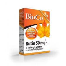 BioCo Rutin 50mg+100mg C-vitamin tabletta 90db vitamin és táplálékkiegészítő