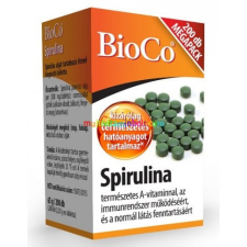BioCo Spirulina alga 200 db tabletta 300 mg, megapack - BioCo vitamin és táplálékkiegészítő