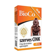  BIOCO SZERVES CINK TABLETTA 60X vitamin és táplálékkiegészítő