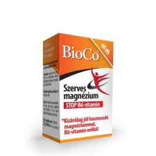  BIOCO SZERVES MAGNÉZIUM STOP B6-VITAMIN TABLETTA 60 DB vitamin és táplálékkiegészítő