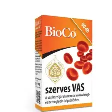  Bioco szerves vas kapszula 90 db vitamin és táplálékkiegészítő