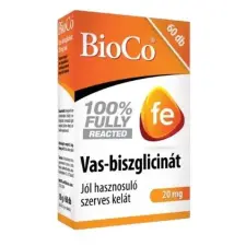 BioCo vas-biszglicinát tabletta 60db vitamin és táplálékkiegészítő
