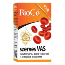 BioCo Vitamin BIOCO Szerves Vas 90 darab alapvető élelmiszer