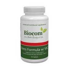 Biocom Biocom Stress Formula tabletta - Stresszcsökkentő 90 db vitamin és táplálékkiegészítő
