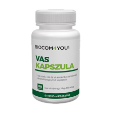 Biocom Biocom Vas kapszula - 60db vitamin és táplálékkiegészítő