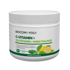 Biocom C-Vitamin+D3-Vitamin+MSM Italpor, 165 g - Biocom vitamin és táplálékkiegészítő
