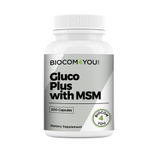 Biocom Gluco Plus with MSM kapszula 200 db - Biocom vitamin és táplálékkiegészítő