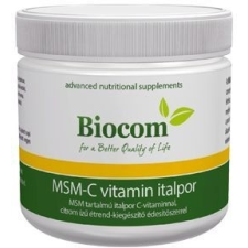 Biocom MSM-C-vitamin italpor 165g biokészítmény