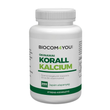 Biocom Okinawai Korall Kalcium 200 db vitamin és táplálékkiegészítő