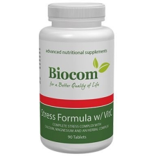 Biocom Stress Formula W/VitC kapszula 90db vitamin és táplálékkiegészítő