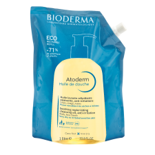 Bioderma Atoderm pumpás olajtusfürdő öko-utántöltő 1000ml tusfürdők