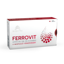 Bioextra ferrovit kapszula 30 db gyógyhatású készítmény