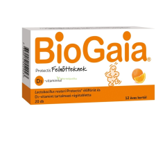 BioGaia BioGaia Felnőtteknek rágótabletta D-vitaminnal 20x reform élelmiszer