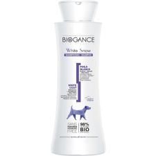 Biogance White Snow sampon fehér szőrű kutyák fürdetéséhez 1 liter kutyasampon