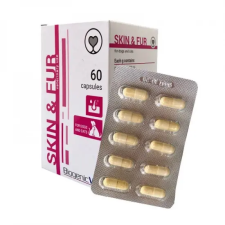  BiogenicVet Skin&amp;Fur kapszula 60x vitamin, táplálékkiegészítő macskáknak