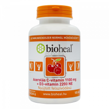 Bioheal Acerolás C-vitamin 1100 mg +D3-vitamin 2200 mg 105 db vitamin és táplálékkiegészítő