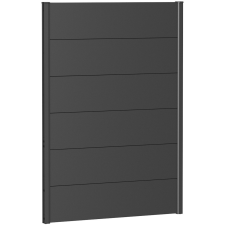 Biohort kerítés panel 100 cm x 135 cm metál sötétszürke kerti bútor