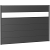 Biohort kerítés panel akrilüveggel 200 cm x 135 cm metál sötétszürke