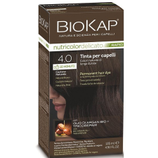BIOKAP Delicato Rapid Hajfesték - 4.00 Természetes sötétbarna 135 ml hajfesték, színező