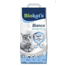 Biokats GimCat Biokats Bianco Attracting | Csomósodó macskaalom - 10 Kg macskaalom