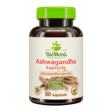  BioMenü BIO ASHWAGANDHA kapszula 60 db vitamin és táplálékkiegészítő