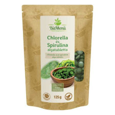 Biomenü BIO CHLORELLA és SPIRULINA ALGA tabletta 125 g reform élelmiszer