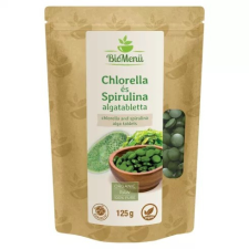  Biomenü Bio Chlorella és Spirulina alga tabletta – 125g vitamin és táplálékkiegészítő