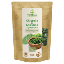 Biomenü BIO Chlorella és spirulina alga tabletta 125g vitamin és táplálékkiegészítő