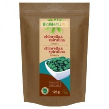 Biomenü Bio Chlorella és Spirulina tabletta - 125g vitamin és táplálékkiegészítő
