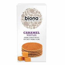 Biona Bio Waffel - karamellás 175g csokoládé és édesség