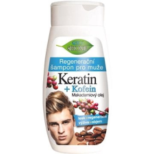 Bione Cosmetics Bio Keratin + Koffein Regeneráló tápláló sampon férfiaknak 260 ml sampon