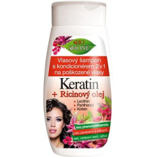 Bione Cosmetics Bio Keratin + Ricinusolaj 2 az 1-ben sampon kondicionálóval 260 ml sampon