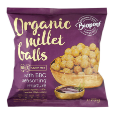 Biopont bio extrudált kölesgolyó barbecue 75 g előétel és snack