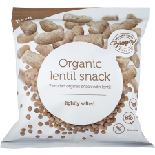 Biopont Bio extrudált lencse snack enyhén sós 60g gluténmentes termék
