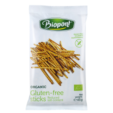 Biopont bio gluténmentes sóspálcika 45 g előétel és snack