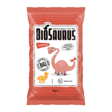 BioPont bio kukoricás snack ketchupos biosaurus babe 50 g pékárú