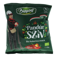 BIOPONT BIO KUKORICÁS SNACK PANDÚR SZÍV reform élelmiszer