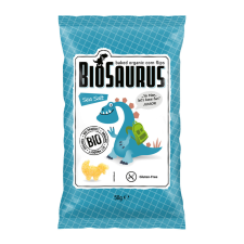 BioPont bio kukoricás snack tengeri sós biosaurus 50 g pékárú
