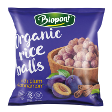 BioPont Biopont bio barna rizsgolyó szilva-fahéj reform élelmiszer